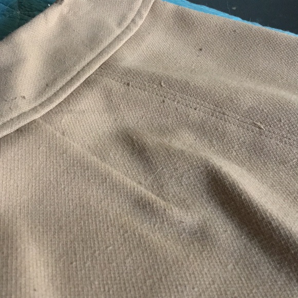 LOFT Khaki Pencil Skirt - Picture 3 of 4